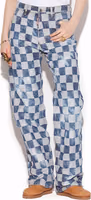 Blue Cotton Relaxed Fit Jeans 5