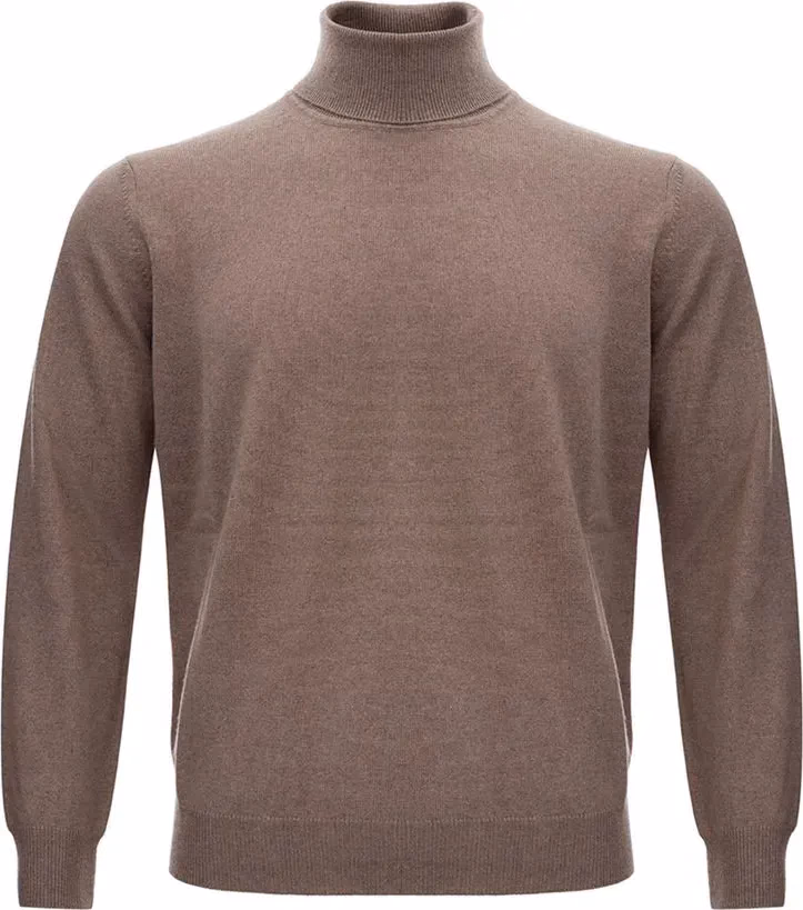 Brown Wool Turtleneck
