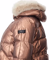 Pink Polyester Full-Length Jacket 3