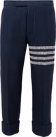 Blue Marabou Casual Pants 1