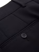 Black Polyester Dress Pants 4