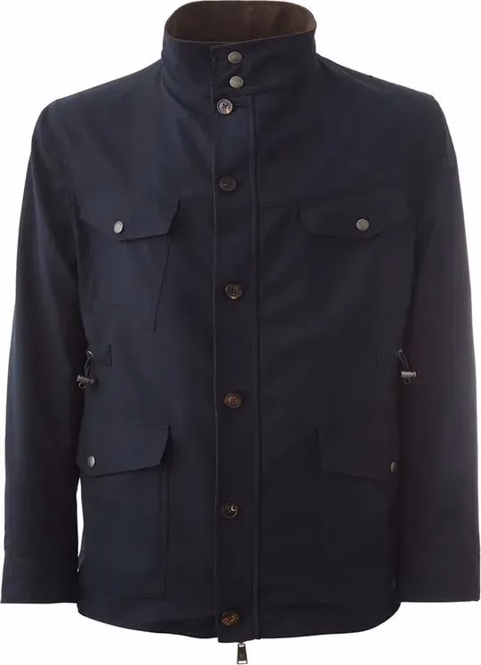 Blue Wool Coat