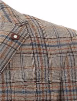 Multicolor Linen Blazer 3
