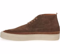 Brown Suede Leather Athletic Sneakers 2