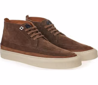 Brown Suede Leather Athletic Sneakers 4