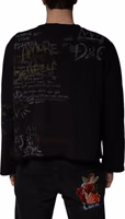 Black DG Heaven Crew Neck Pullover Sweater 3