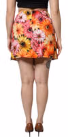 Multicolor Floral High Waist Mini Skirt 3