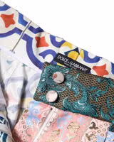 Multicolor Cotton Patchwork Hot Pants Shorts 5