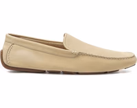 Beige Leather Moccassin 1