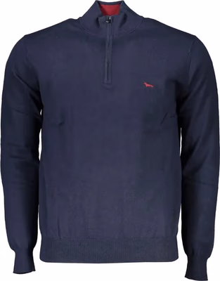 Blue Cotton Men's Sweater