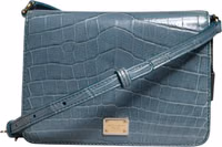 Green Exotic Leather DG Plaque Crossbody Mini Bag 2