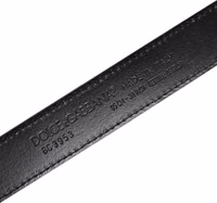 Green Leather Silver Tone Metal Buckle Belt 4