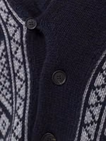 Bicolor Cashmere Cardigan 5