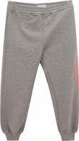 Gray Cotton Athletic Pants 1