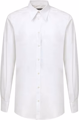 White Cotton Dress Shirt