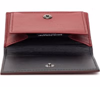 Red Calfskin Wallet 4