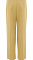 Gold Cotton Casual Pants 1