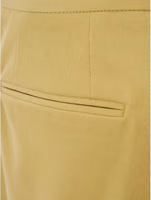 Gold Cotton Casual Pants 3