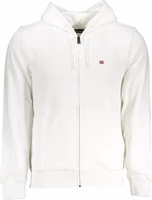 White Cotton Men's Hoodie 1