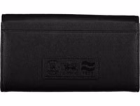 Black Polyethylene Women Wallet 2