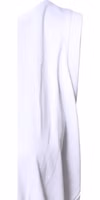 White Cotton Sleeveless Crew Neck T-shirt 2