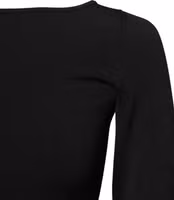 Black Viscose Long Sleeves Pullover Top 2