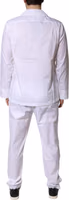 White Cotton Shirt Pants Pajama Set Sleepwear 3