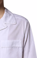 White Cotton Shirt Pants Pajama Set Sleepwear 4