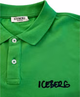 Green Cotton Men Polo Shirt 3