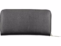 Black Polyethylene Women Wallet 2