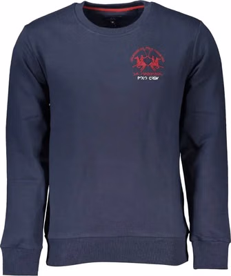 Blue Cotton Men's Sweatshirt