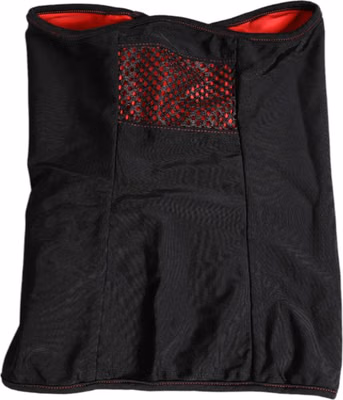 Black Nylon Knitted Neck Warmer Balaclava Scarf