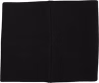 Black White Logo Print Knitted Neck Warmer Scarf 2
