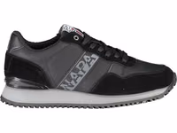 Black Polyester Sneaker 1