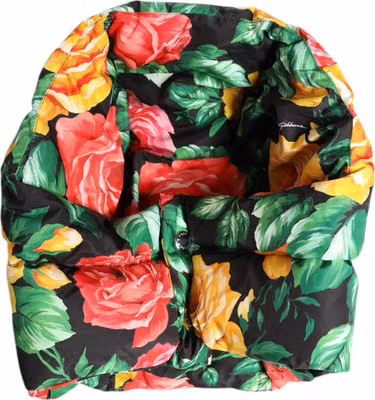 Multicolor Floral Print Whole Head Wrap Hat