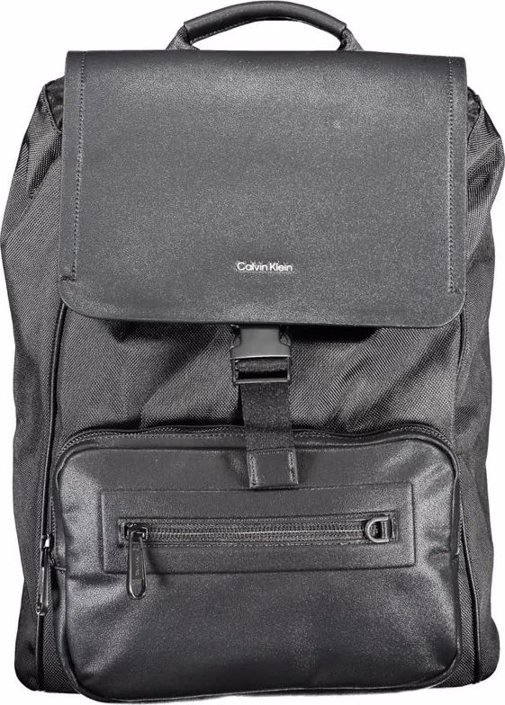 Nero Polyester Men's Backpack