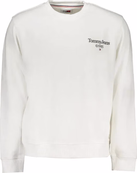 White Cotton Men's Sweatshirt