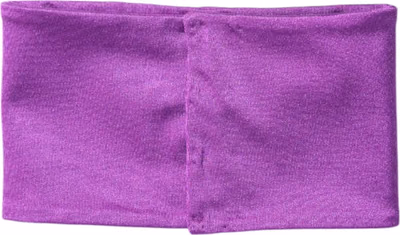 Purple Nylon Stretch Women Neck Warmer Scarf
