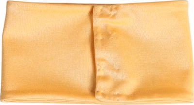 Yellow Nylon Stretch Women Neck Warmer Scarf