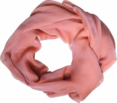 Pink Silk Rectangle Women Wrap Shawl Scarf