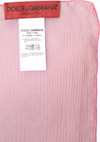 Pink Silk Rectangle Women Wrap Shawl Scarf 4