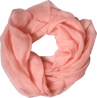 Pink Silk Rectangle Women Wrap Shawl Scarf 1
