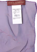 Purple Silk Rectangle Wrap Shawl Scarf 5