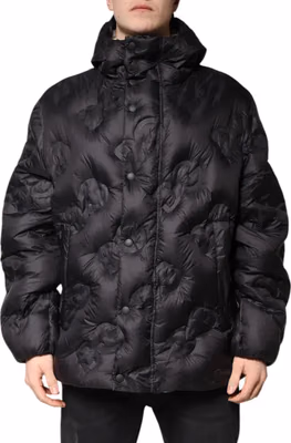 Black Hooded Parka Coat Winter Jacket