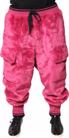 بنطال رياضي كارغو وردي من الأكريليك 1
