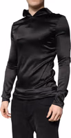 Black Silk Turtleneck Men Pullover Sweater 2