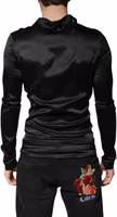 Black Silk Turtleneck Men Pullover Sweater 3