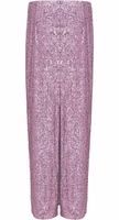 Pink Polyester Long Skirt 2