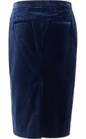 Blue Cotton Midi Skirt 2
