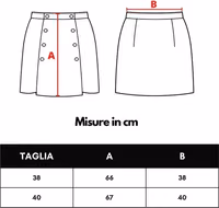 Blue Cotton Midi Skirt 4